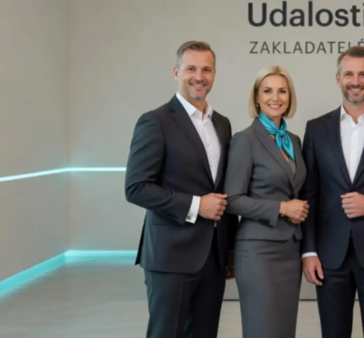 Zakladatelé společnosti Udalosti Dnes během elegantní kasinově laděné události